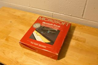 Rare Vintage Macintosh Microsoft Excel 800K,  Complet,  AS - IS 2