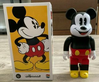 Medicom 2018 Disney Mickey Mouse 400 Bearbrick Be@rbrick Authentic