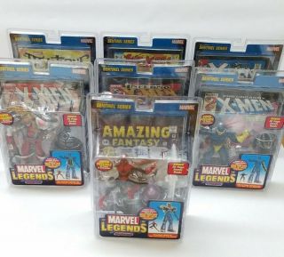 Marvel Legends Toybiz Baf Sentinel Series Complete Set 7 Figures