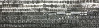Cloister 12 Point Rare Letterpress Font Type Caps Numbers Punctuation Vintage