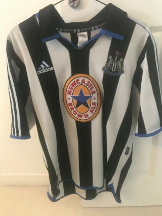 Newcastle United Adidas Home Shirt 1999/00 Medium Rare