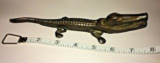 Rare Vintage Nestor Cast Iron Metal Crocodile Alligator Nutcracker Rd699159