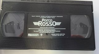 Porco Rosso Demo VHS Hayao Miyazaki Disney Movie Promo RARE Screener 3