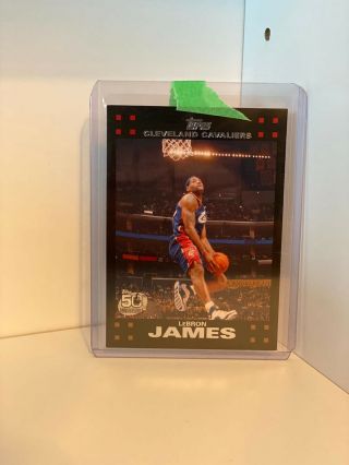 2007 Topps Lebron James 23 Cleveland Cavaliers Rare