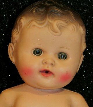 1950s Vintage Tod - L - Tot Sun Rubber Baby Doll 10 