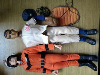 Vintage Japanese Takara Gi Joe With Ultraman And Baseball Outfits All