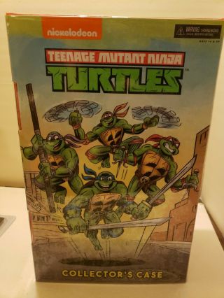 Teenage Mutant Ninja Turtles Neca Sdcc 2017 Collector Case And 8 Tmnt Figures