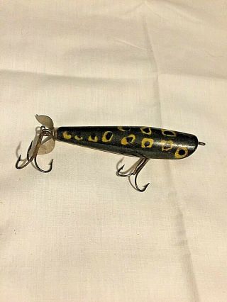 Antique " Shakespear " Wooden Fishing Lure Dates To 1939 /estate.