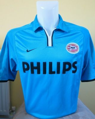 Mens Psv Eindhoven Away Shirt 2001 - 02 Size Medium Rare Retro Vintage