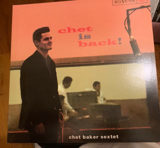 Chet Baker Sextet ‎– Chet Is Back 2 - 45rpm Discs Reissue Rare Vinyl Lp