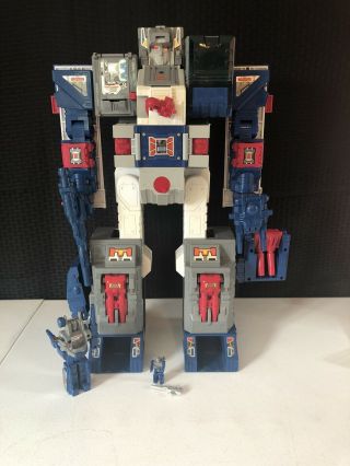 Vintage 1987 Transformers G1 Fortress Maximus Hasbro Complete Jr137