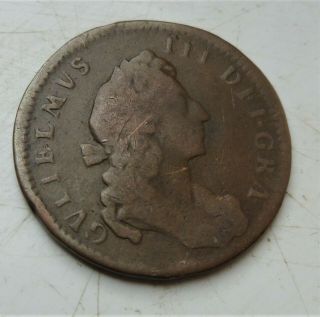 1688 To 1694 Great Britain William And Mary Pattern Farthing,  A Rare Old Coin.