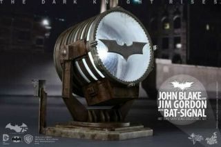 Hot Toys The Dark Knight Rider John Blake And Jim Gordan With Bat Signal