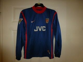 Arsenal Nike Goalkeeper Football Shirt Rare Long Sleeve Boys X / Large