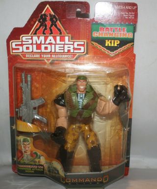 Ultra Rare 1998 Small Soldiers Battle Changing Kip Killigan Kenner NOC 2