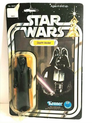 Vintage Star Wars Darth Vader 12 Back Moc 1977 Kenner