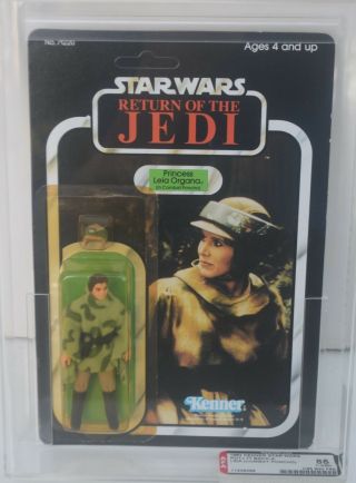 Princess Leia Poncho - Star Wars Return Of The Jedi (rotj) Kenner 1983 Moc Afa 85