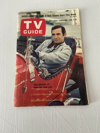January 7 1967 Tv Guide Run For Your Life Ben Gazzara - Southern Ohio Edition