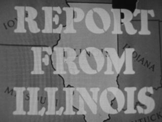 Rare 16mm Movie Film Wwii Sound " Report From Illinois " Railroad Train
