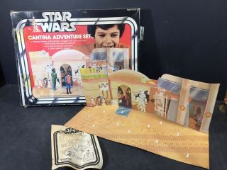 Vintage 1977 Kenner Star Wars Cantina Adventure Set Sears Exclusive Box & Insert