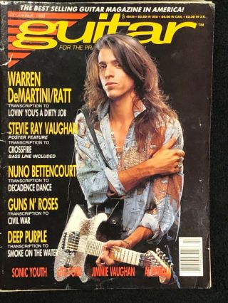 Magazines: Guitar For The Practicing Musician Dec.  1990 Warren Demartini