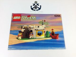 Lego Instructions Vintage Pirate Imperial Cannon Cove Set 6266 - 1