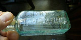 Antique/vintage Hires Household Extract Bottle - 4 1/2 "