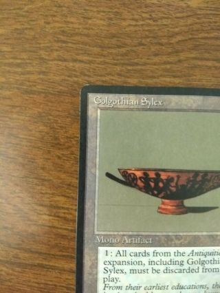 MTG Golgothian Sylex English - Antiquities Reserved List - Great Looking Card 2