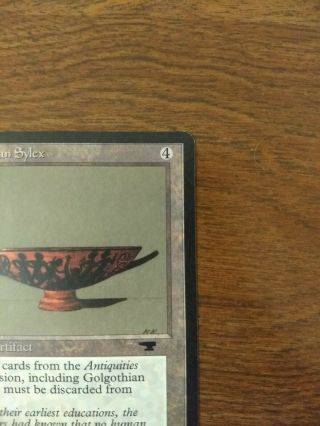 MTG Golgothian Sylex English - Antiquities Reserved List - Great Looking Card 3