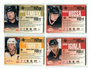 2003 - 04 McDonald ' s Pacific Patches Gold 17 Marian Hossa 069/100 3 CLRS RARE 2