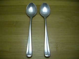 Towle / Supreme Cutlery Liberty Bell Set Of 2 Teaspoons Stainless Japan Flatware