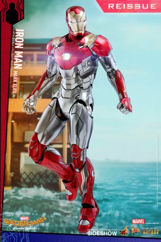 Hot Toys Spider - Man Homecoming Iron Man Mark Xlvii 47 Diecast 1/6 Scale Figure