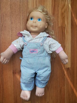 My Buddy Kid Sister Doll Blonde Blue Eyes Girl Vintage 1986 By Playskool