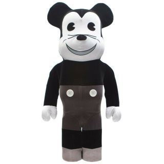 Medicom 1000 Bearbrick Mickey Mouse Be@rbrick Vintage Black & White Version