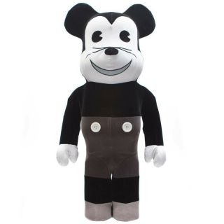 Medicom 1000 Bearbrick Mickey Mouse Be@rbrick Vintage Black & White Version 2