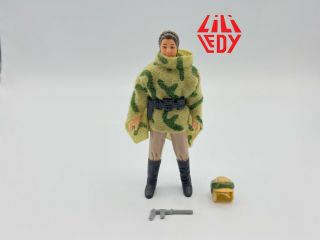 Star Wars Vintage Lili Ledy Princess Leia Endor Combat Poncho Complete Afa