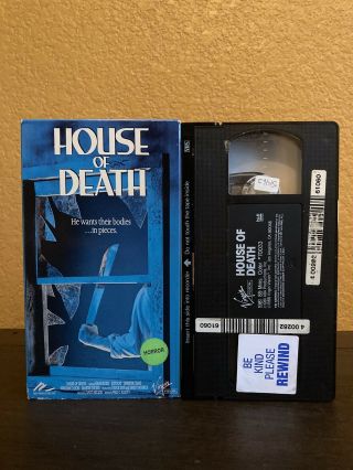House Of Death Vhs Horror 80s Cult Rare Oop Slasher