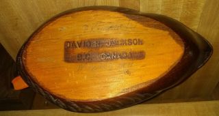 Rare Mallard Hen decoy carving paint David R Jackson signed 1984 3