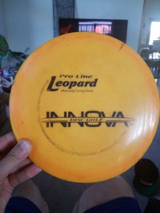 Innova Pro Line Leopard Patent No Pfn 171g Flat Flight Plate,  Rare,  Leopard3