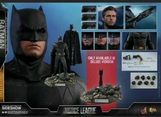 Hot Toys Batman Justice League Deluxe Version Mms456 1/6 Scale Figure