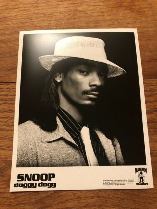 Snoop Doggy Dogg Rare 1996 Vintage 8x10 Press Photo - Death Row Image 1