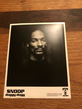 Snoop Doggy Dogg Rare 1996 Vintage 8x10 Press Photo - Death Row Image 2