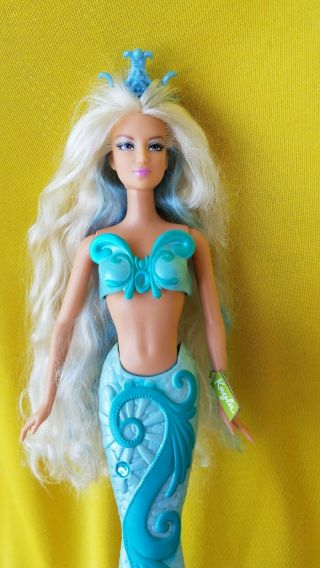 Rare Fairytopia Magical Mermaid Kayla Barbie 2003 Htf Mattel Asian Barbie