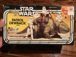 1983 Vintage Kenner Star Wars Patrol Dewback Boxed Collectors Series