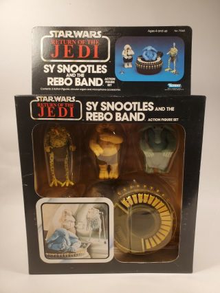 1983 Kenner Star Wars Sy Snootles And The Rebo Band In The Box