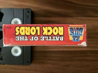 GoBots VHS Battle of the Rock Lords 80s Animation RARE Full Length 3