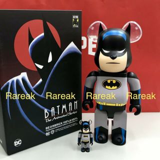 Medicom 2019 Be@rbrick Dc Batman The Animated Series 400,  100 Bearbrick Set