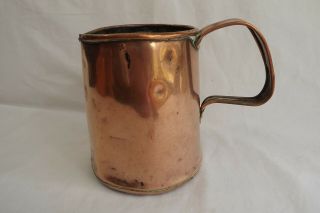 Antique Copper Tankard Jug