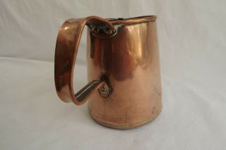 antique copper tankard jug 2