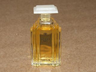 Authentic Rare Vintage 80s Gucci No 3 Parfum Mini Perfume Bottle 1/8 Oz 90 Full